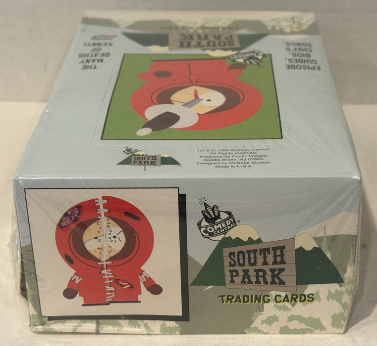 1998 South Park Jumbo Wax Trading Card Box Comic Images 30 Packs Factory Sealed