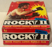 1979 Topps Rocky II Rematch Movie Vintage FULL 36 Pack Trading Card Box - TvMovieCards.com
