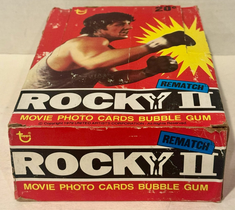 1979 Topps Rocky II Rematch Movie Vintage FULL 36 Pack Trading Card Box