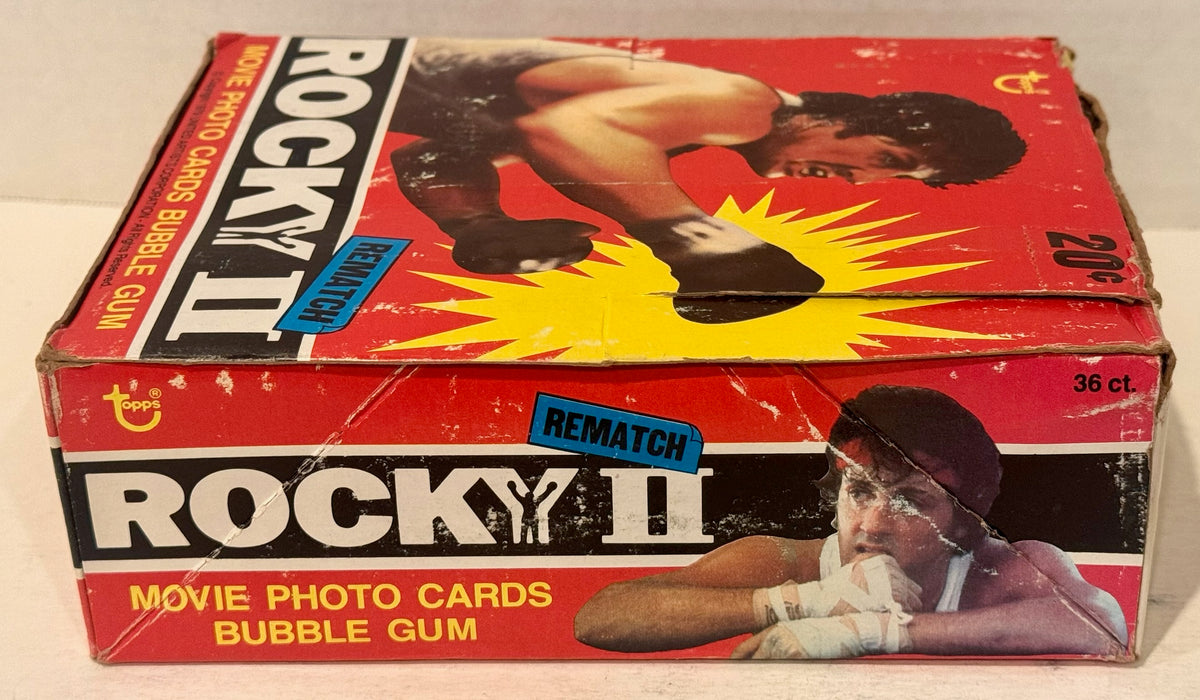 1979 Topps Rocky II Rematch Movie Vintage FULL 36 Pack Trading Card Box