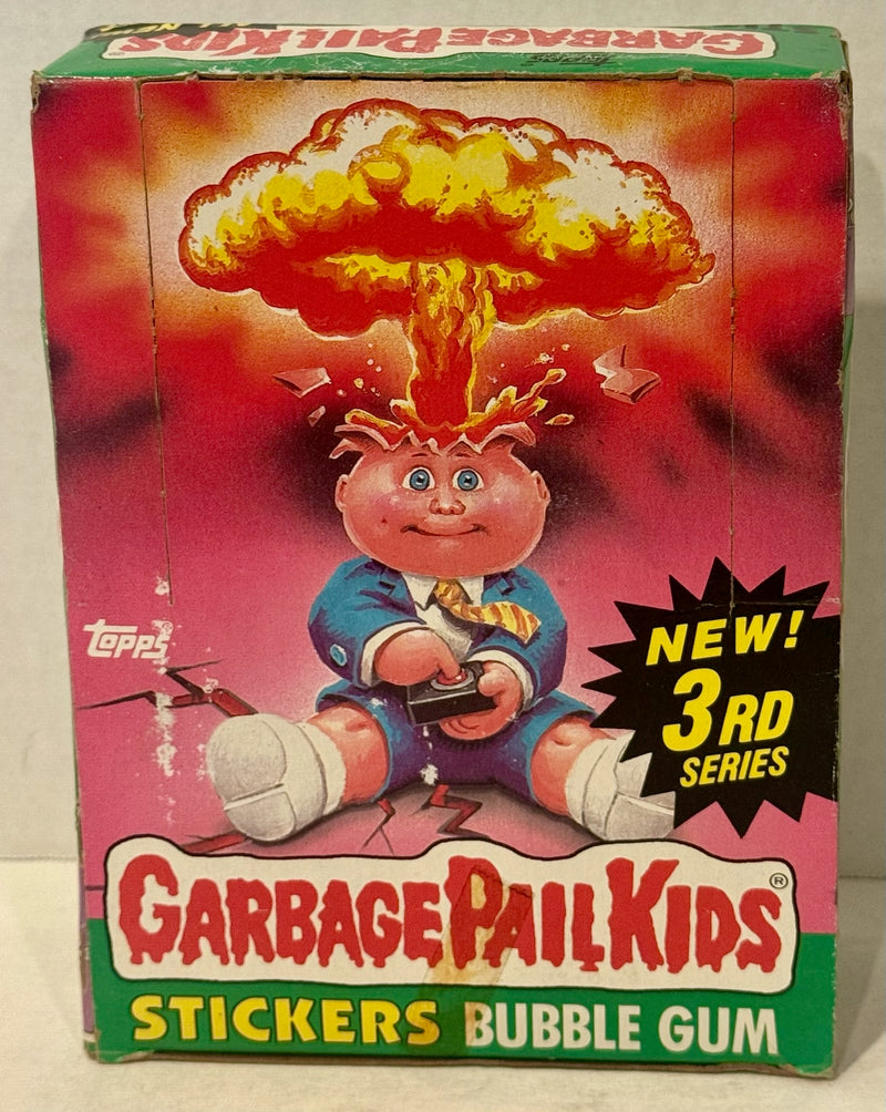 Garbage Pail Kids GPK 3rd Series Sticker Card Wax Box 48 Sealed Packs FULL - TvMovieCards.com