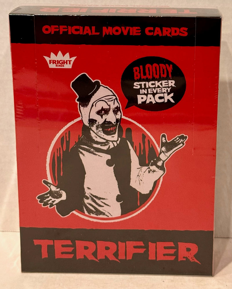 2025 Terrifier Movie Trading Card Box 24 Packs Fright Rags Factory Sealed - TvMovieCards.com