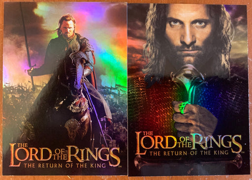 Lord of the Rings Return of King Box Topper Bonus Foil Chase Card Set 2 Cards   - TvMovieCards.com