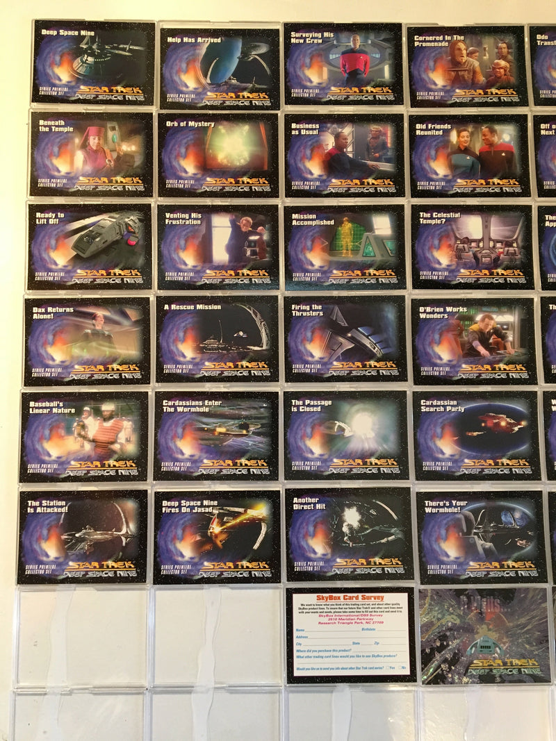 Star Trek DS9 Deep Space Nine Factory Card Set 50 Cards Skybox 1993   - TvMovieCards.com