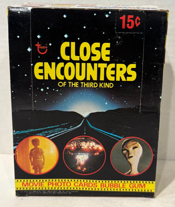 1978 Close Encounters Third Kind Wax Vintage Trading Card Box 36 Packs Topps