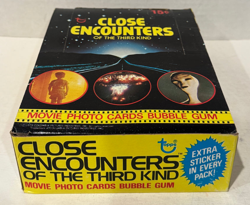 1978 Close Encounters Third Kind Wax Vintage Trading Card Box 36 Packs Topps
