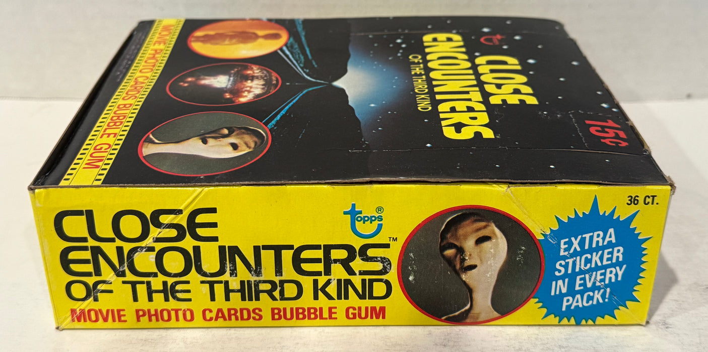 1978 Close Encounters Third Kind Wax Vintage Trading Card Box 36 Packs Topps