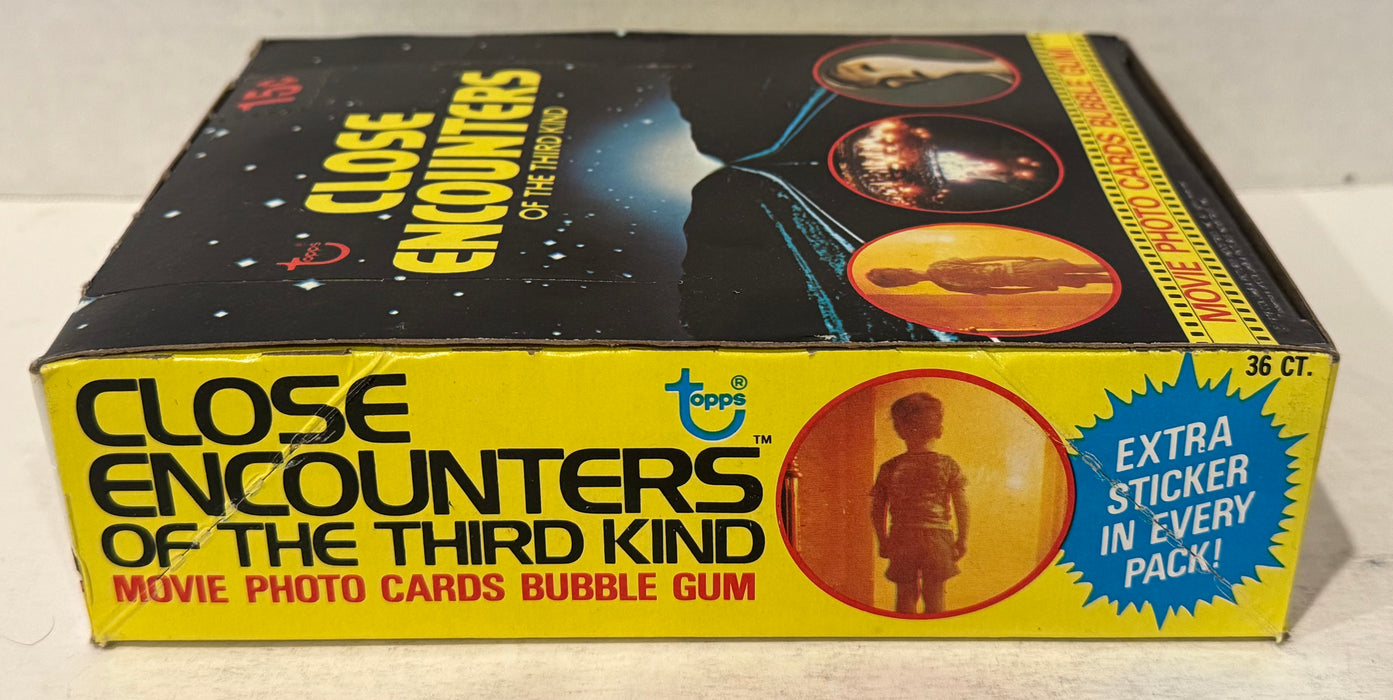 1978 Close Encounters Third Kind Wax Vintage Trading Card Box 36 Packs Topps
