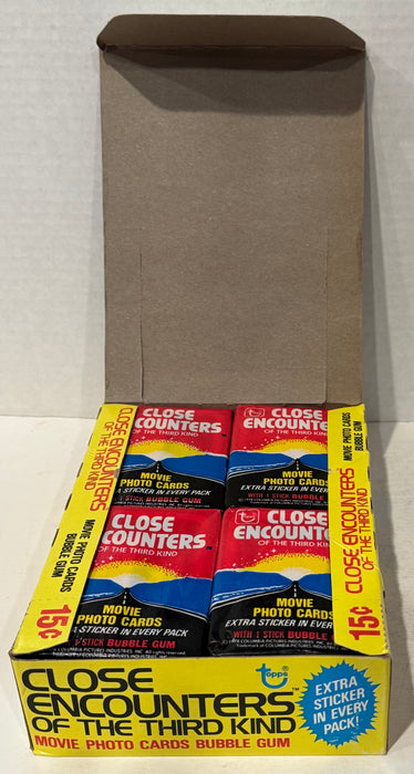 1978 Close Encounters Third Kind Wax Vintage Trading Card Box 36 Packs Topps