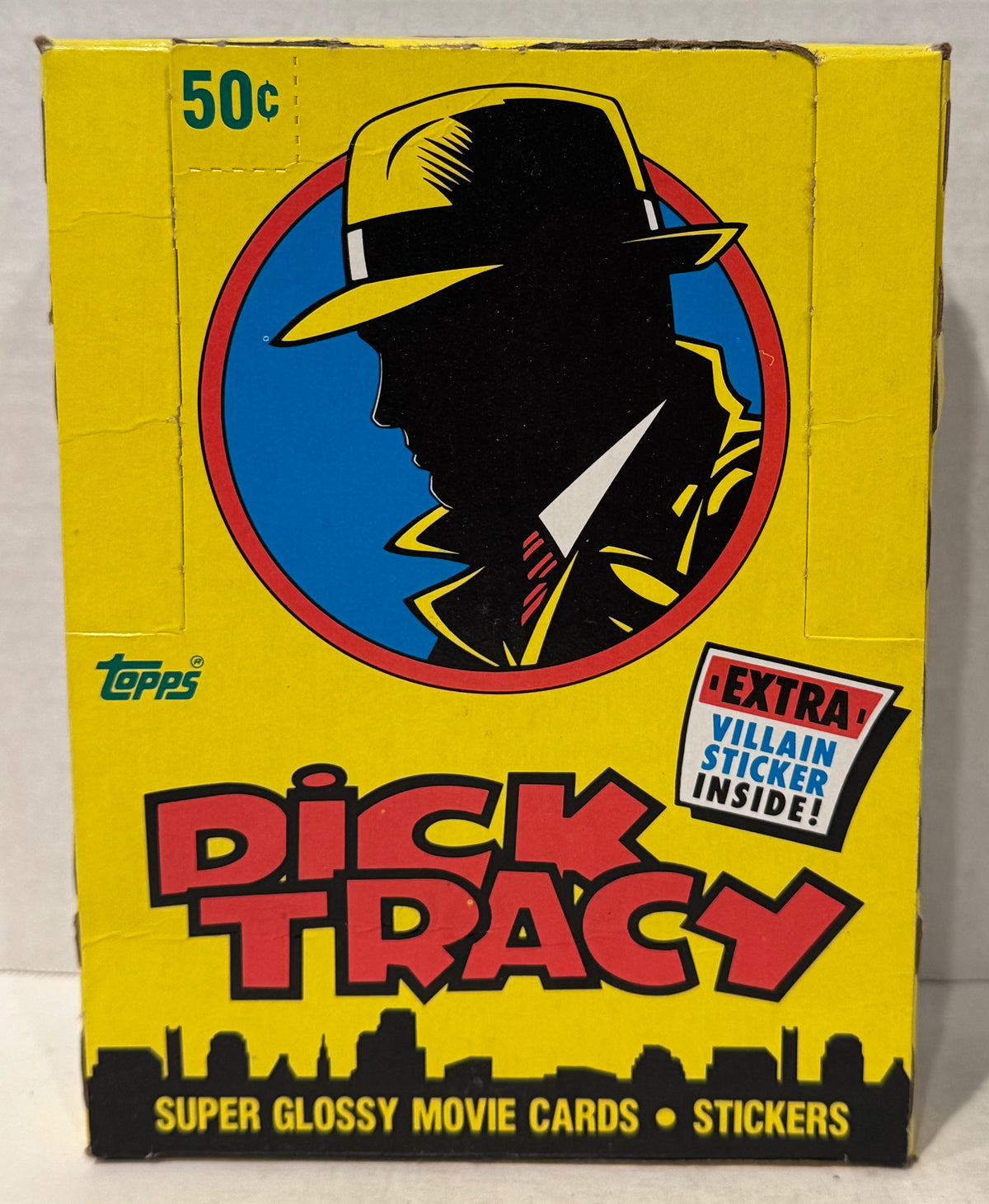 Dick Tracy The Movie Trading Card Box 36 Packs Topps 1990 FULL