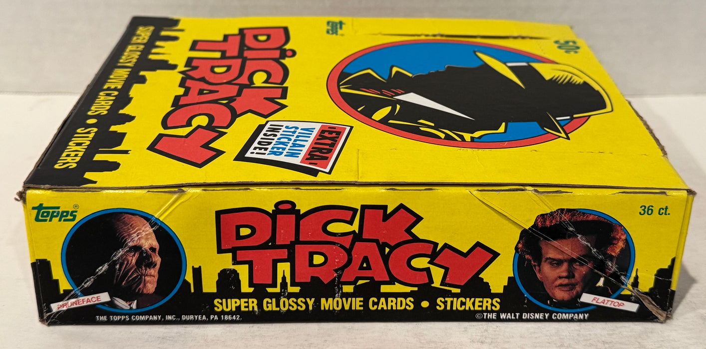 Dick Tracy The Movie Trading Card Box 36 Packs Topps 1990 FULL