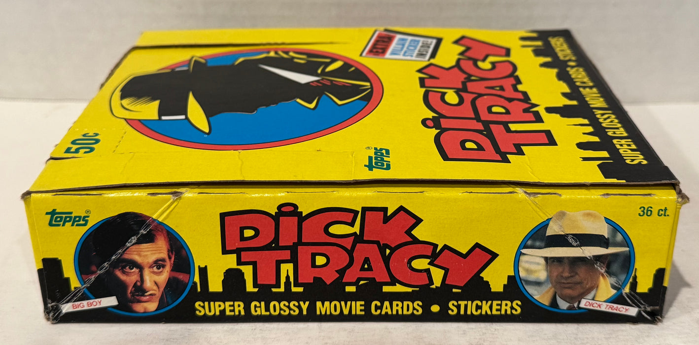 Dick Tracy The Movie Trading Card Box 36 Packs Topps 1990 FULL