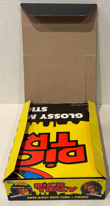 Dick Tracy The Movie Trading Card Box 36 Packs Topps 1990 FULL