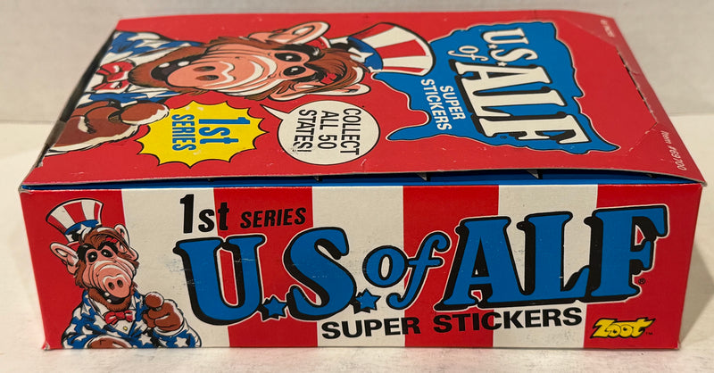 Alf Series 1 & 2 US of Alf Wax Trading Card Box 144 Packs Topps 1987 FULL - TvMovieCards.com