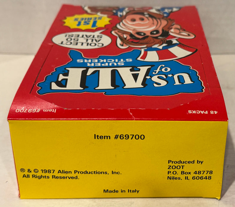 Alf Series 1 & 2 US of Alf Wax Trading Card Box 144 Packs Topps 1987 FULL