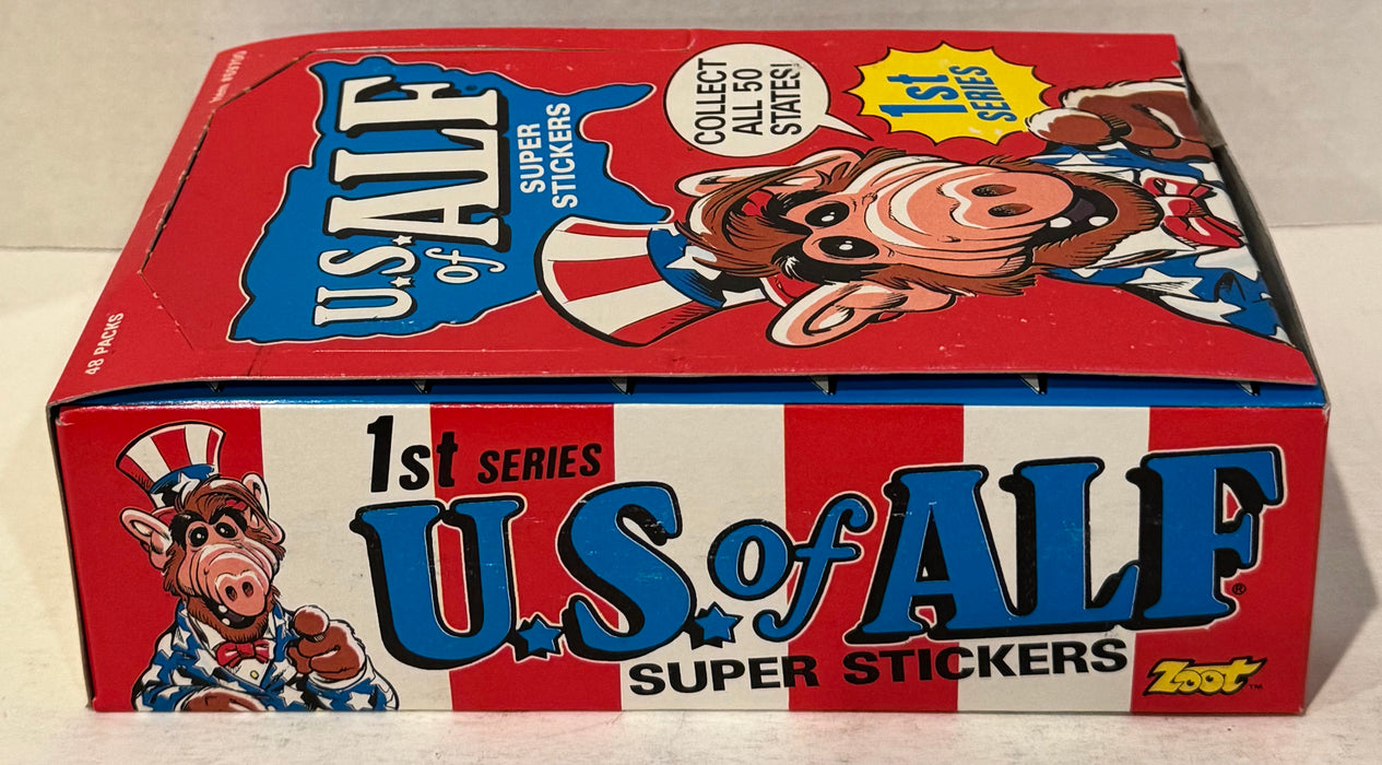 Alf Series 1 & 2 US of Alf Wax Trading Card Box 144 Packs Topps 1987 FULL