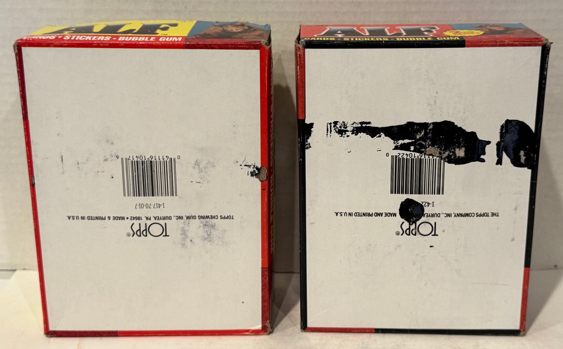 Alf Series 1 & 2 US of Alf Wax Trading Card Box 144 Packs Topps 1987 FULL