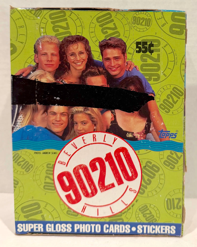 Beverly Hills 90210 TV Show Vintage Card Box 36 Packs Topps 1991 Luke Perry