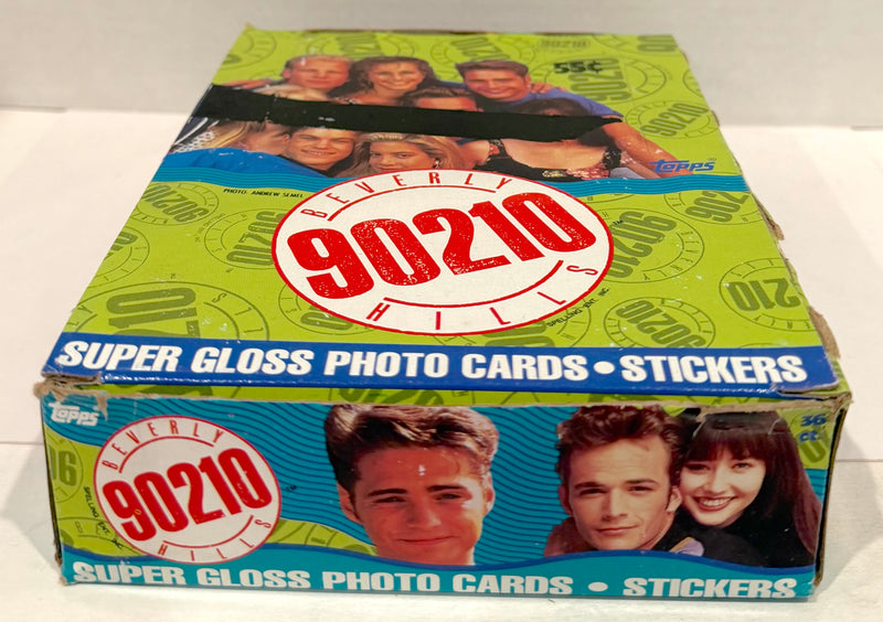 Beverly Hills 90210 TV Show Vintage Card Box 36 Packs Topps 1991 Luke Perry