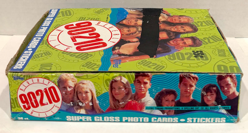 Beverly Hills 90210 TV Show Vintage Card Box 36 Packs Topps 1991 Luke Perry