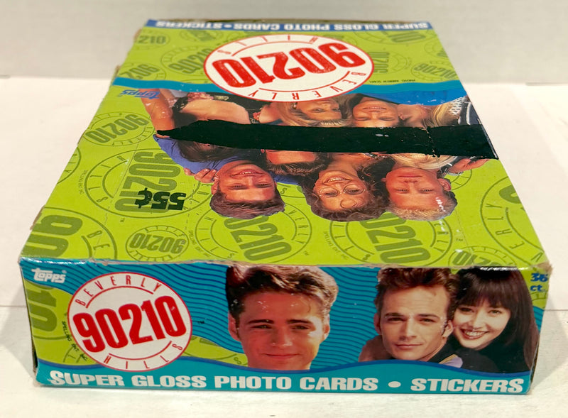 Beverly Hills 90210 TV Show Vintage Card Box 36 Packs Topps 1991 Luke Perry