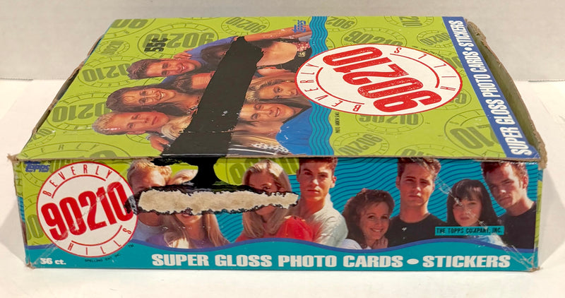 Beverly Hills 90210 TV Show Vintage Card Box 36 Packs Topps 1991 Luke Perry