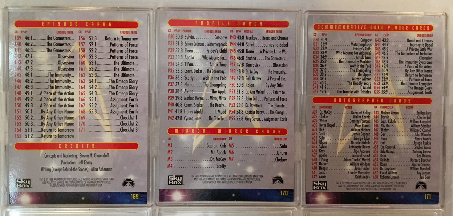 Star Trek TOS Original Series Season 2  (81) Trading Base Card Set 1998 Skybox   - TvMovieCards.com