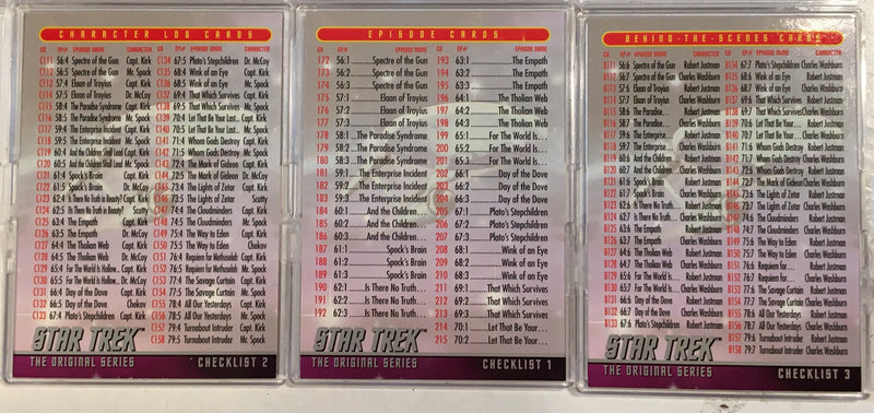 Star Trek TOS Original Series Season 3  (75) Trading Base Card Set 1999 Skybox   - TvMovieCards.com