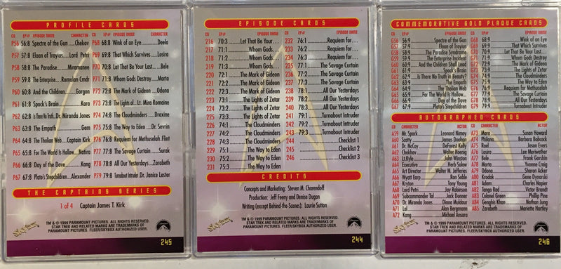 Star Trek TOS Original Series Season 3  (75) Trading Base Card Set 1999 Skybox   - TvMovieCards.com