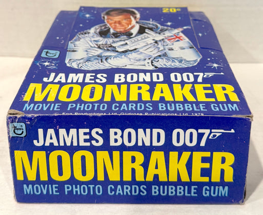 1979 James Bond 007 Moonraker Movie FULL 36 Wax Pack Trading Card Box Topps - TvMovieCards.com
