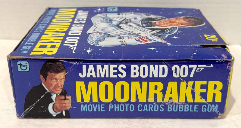 1979 James Bond 007 Moonraker Movie FULL 36 Wax Pack Trading Card Box Topps - TvMovieCards.com