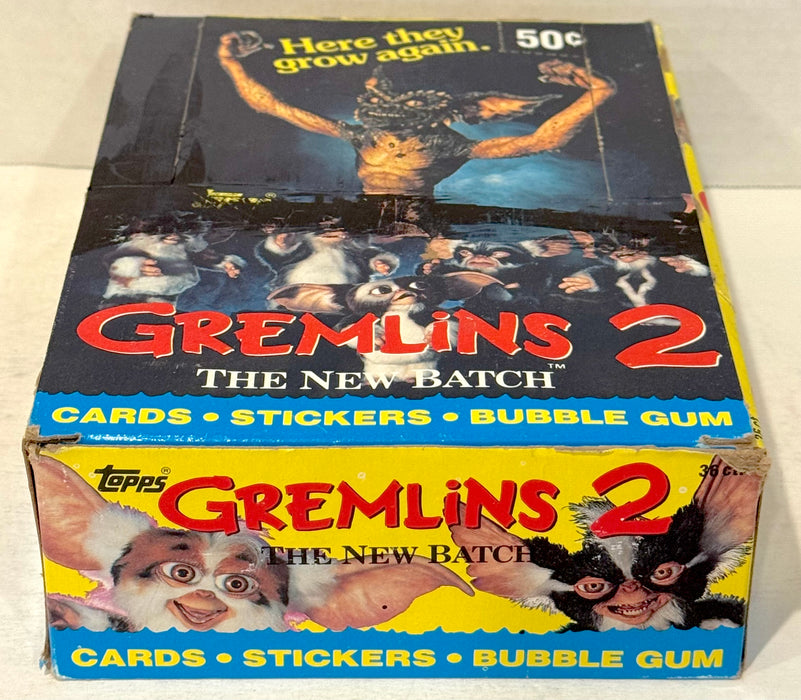 1990 Topps Gremlins 2 Movie Vintage FULL 36 Pack Trading Card Wax Box