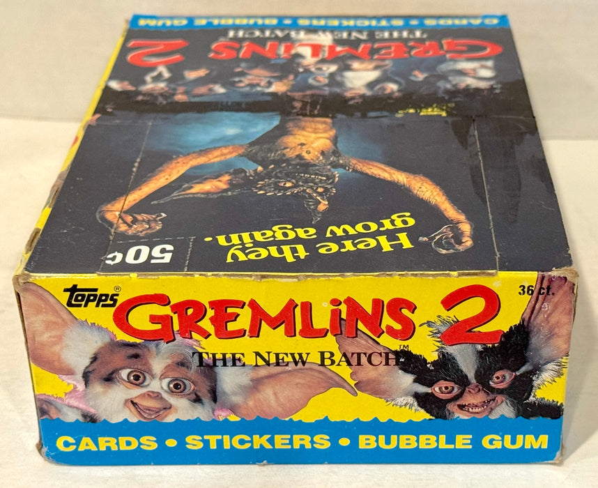 1990 Topps Gremlins 2 Movie Vintage FULL 36 Pack Trading Card Wax Box