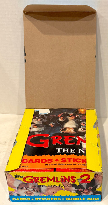 1990 Topps Gremlins 2 Movie Vintage FULL 36 Pack Trading Card Wax Box