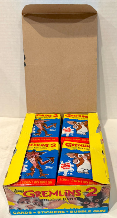 1990 Topps Gremlins 2 Movie Vintage FULL 36 Pack Trading Card Wax Box