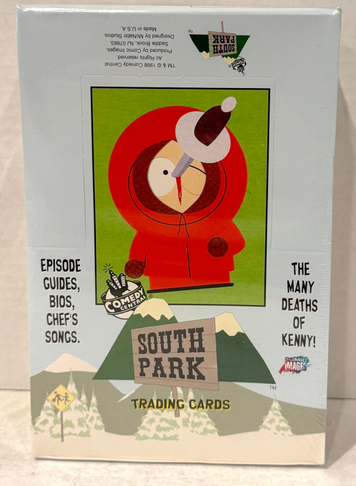1998 South Park Jumbo Wax Trading Card Box Comic Images 30 Packs Factory Sealed