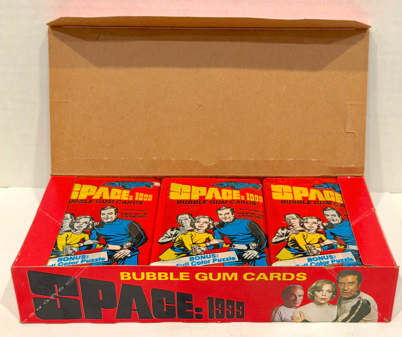 Space 1999 Vintage Bubble Gum Card Box 24 Packs FULL Donruss 1976
