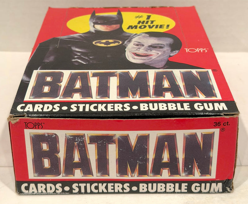 Batman Movie Series 1 Vintage Trading Wax Trading Card Box 36 Packs Topps 1989