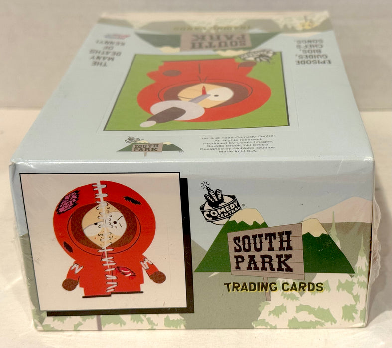 1998 South Park Jumbo Wax Trading Card Box Comic Images 30 Packs Factory Sealed