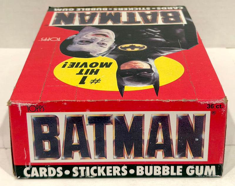 Batman Movie Series 1 Vintage Trading Wax Trading Card Box 36 Packs Topps 1989