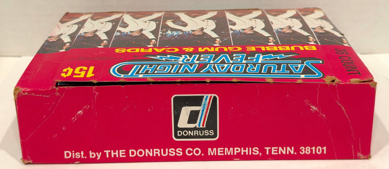 1977 Saturday Night Fever Movie Vintage Wax Trading Card Box Full 36 Packs