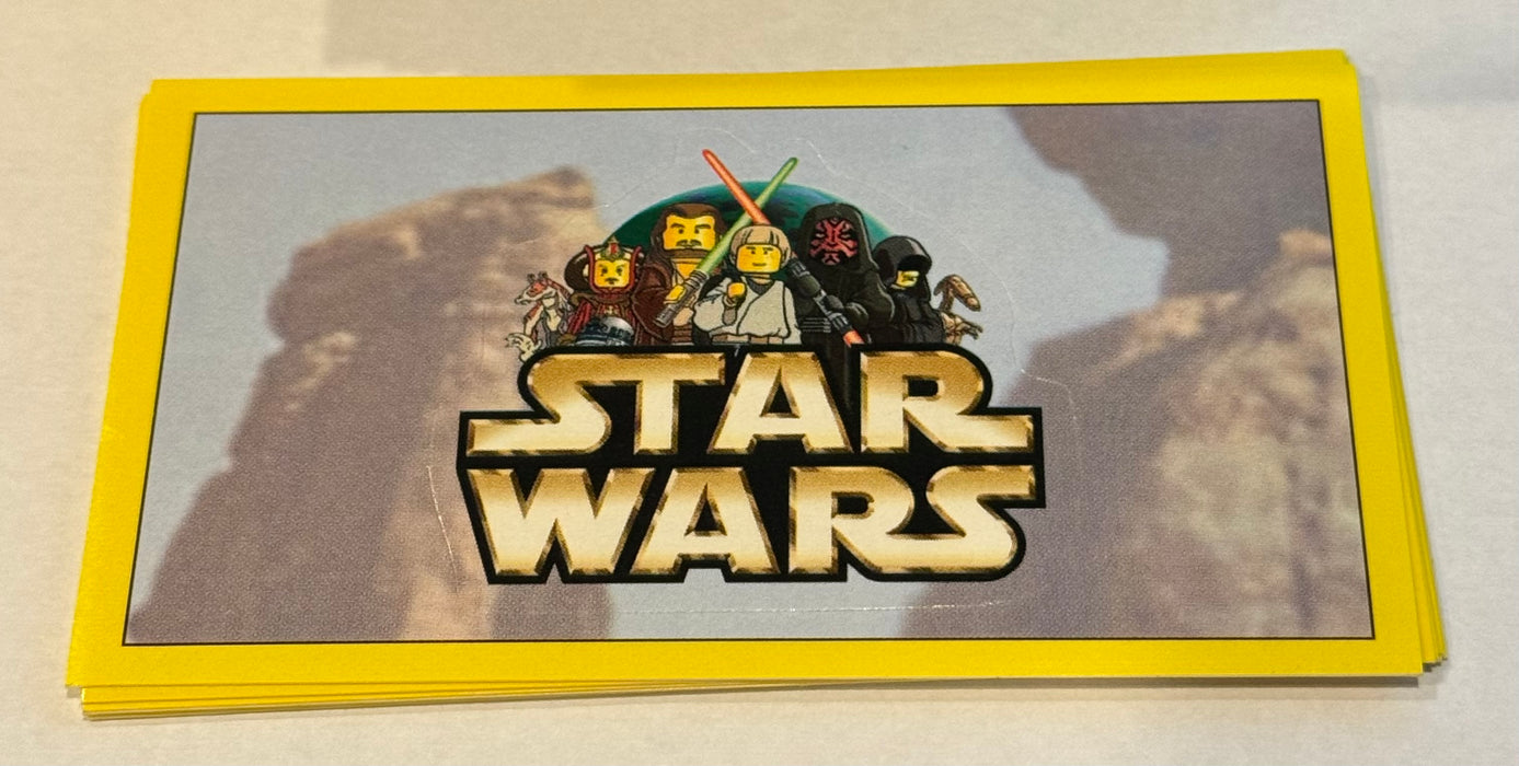 1999 Star Wars Episode I Merlin Album Sticker Card Set of 244 & L1-8 Lego Cards