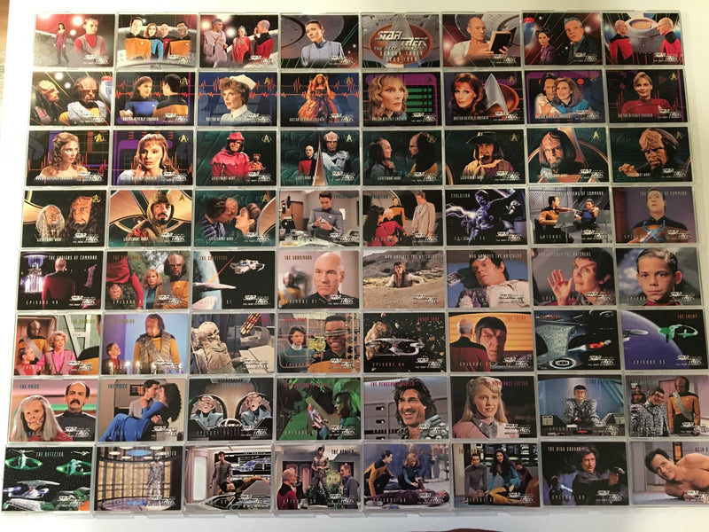 Star Trek TNG The Next Generation Season 1-7 You Pick Trading Base Card Sets - TvMovieCards.com