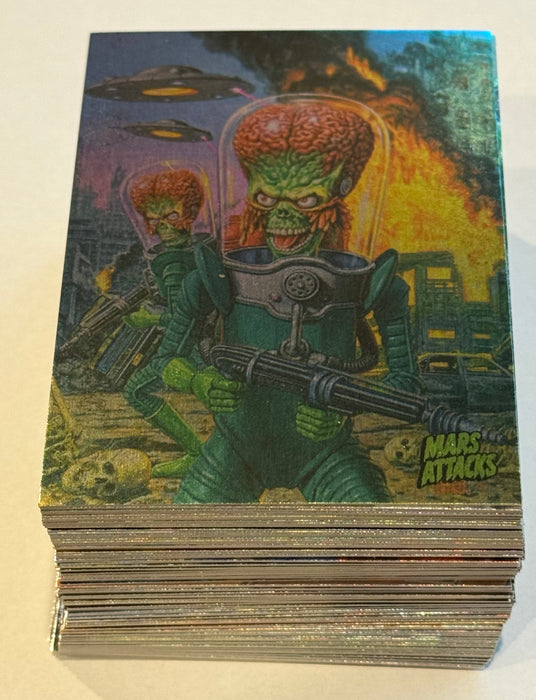 2015 Mars Attacks Occupation Complete Foil Parallel Base Trading Card Set 81/81 Topps - TvMovieCards.com
