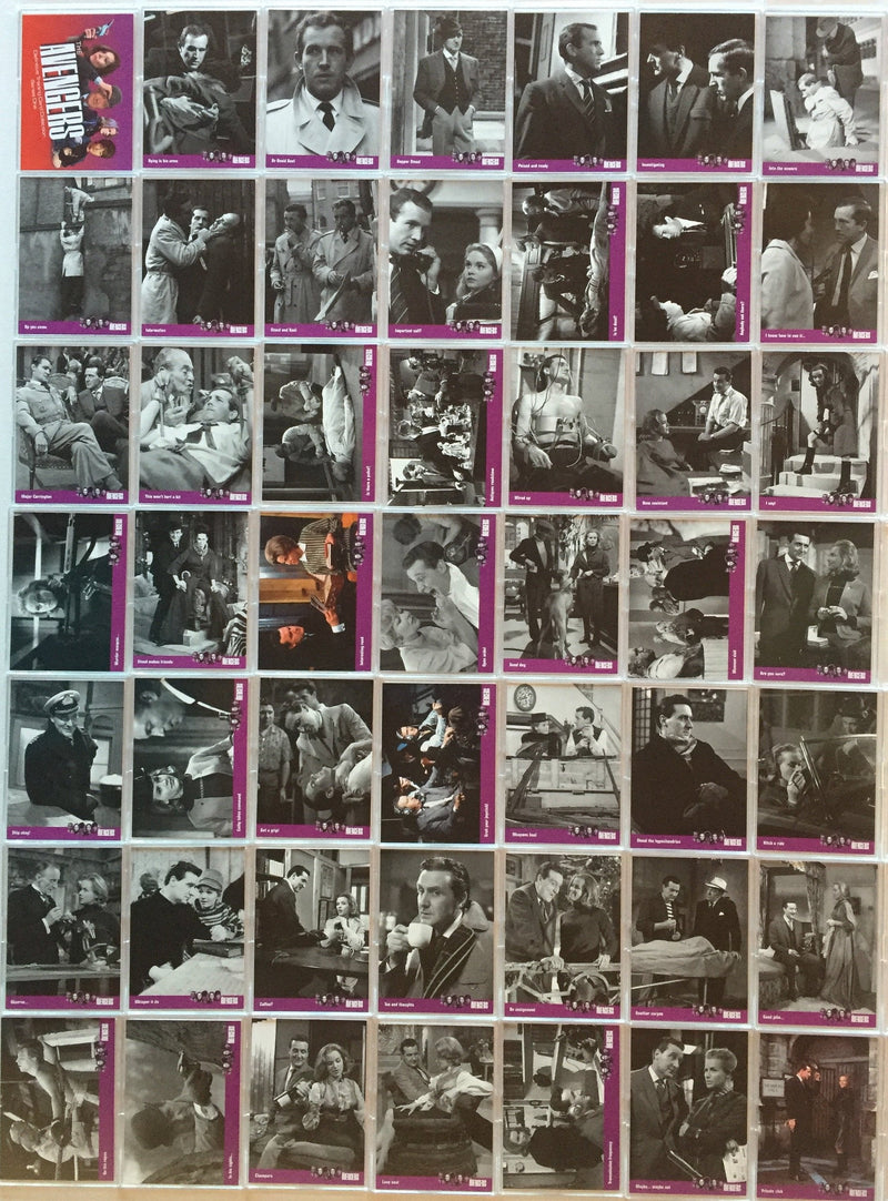 2003 Strictly Ink The Avengers Definitive Complete 100 Card Base Set NM - TvMovieCards.com
