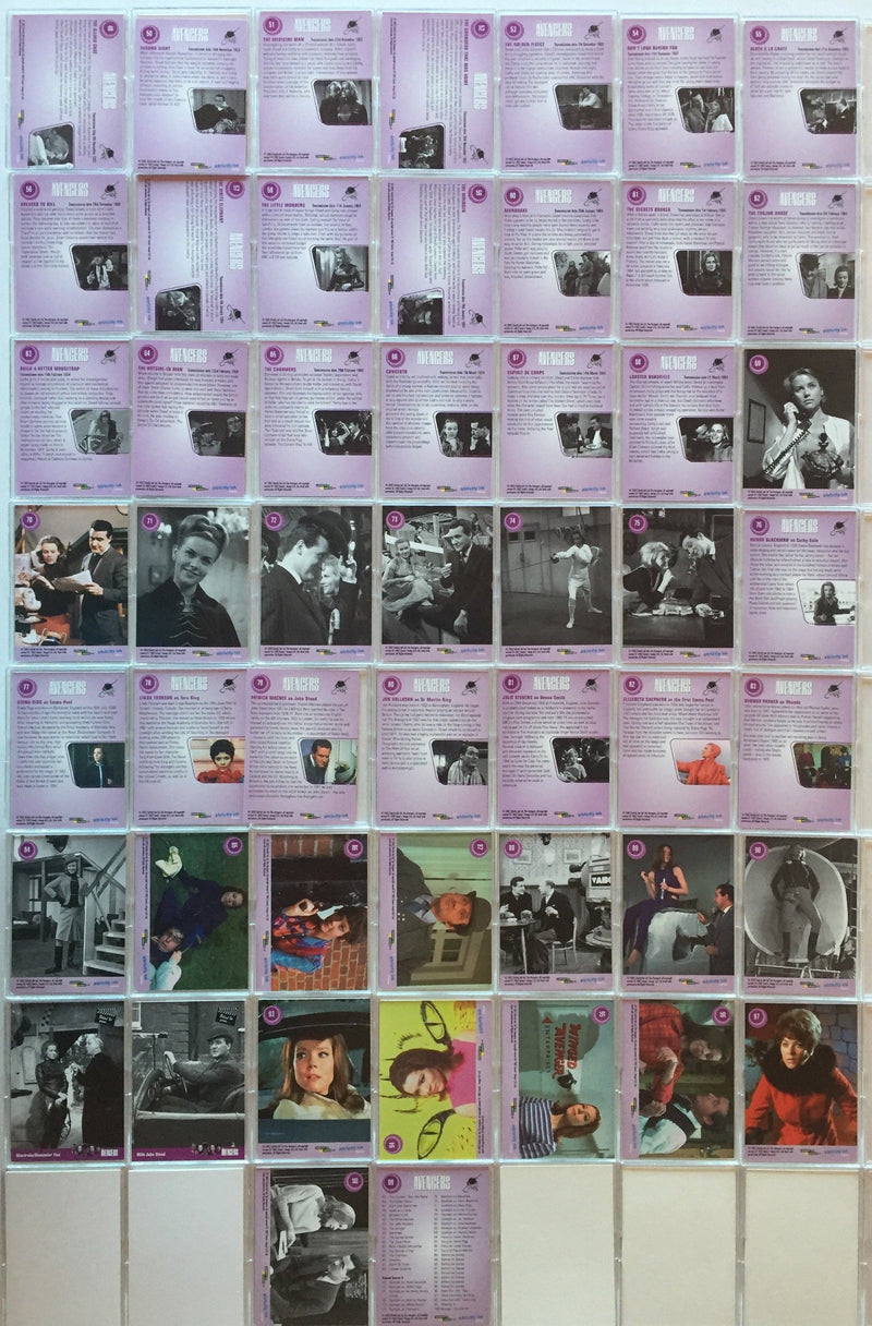 2003 Strictly Ink The Avengers Definitive Complete 100 Card Base Set NM - TvMovieCards.com