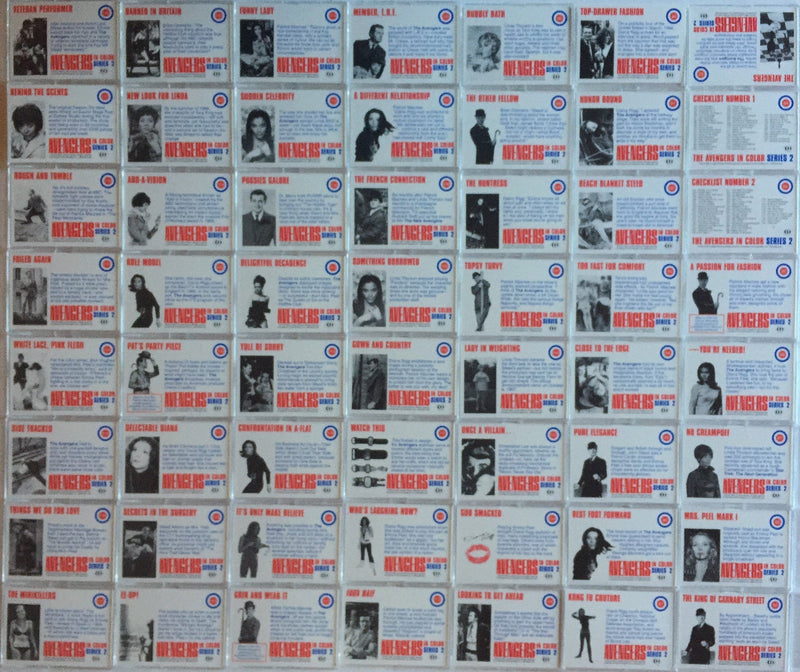 Avengers TV in Color 2nd Series Base Card Set 99 Cards #82 thru 180 Cornerstone - TvMovieCards.com