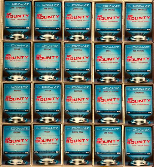 2016 Star Wars Trader Physical Bounty Chase Card Set B1-B20 Topps - TvMovieCards.com