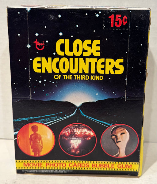 1978 Close Encounters Third Kind Wax Vintage Trading Card Box 36 Packs Topps - TvMovieCards.com