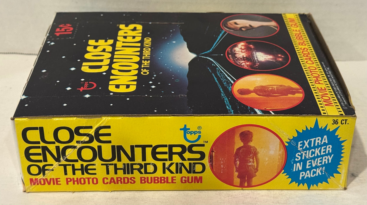 1978 Close Encounters Third Kind Wax Vintage Trading Card Box 36 Packs Topps - TvMovieCards.com